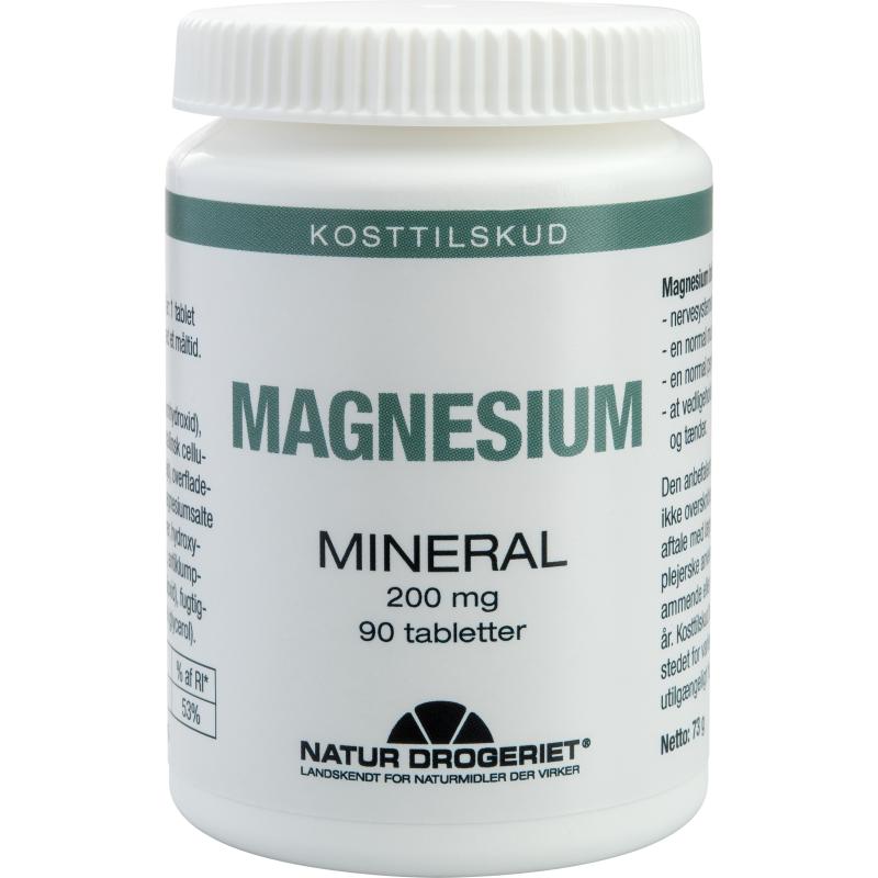 Magnesium 200 mg tab. 90 stk.